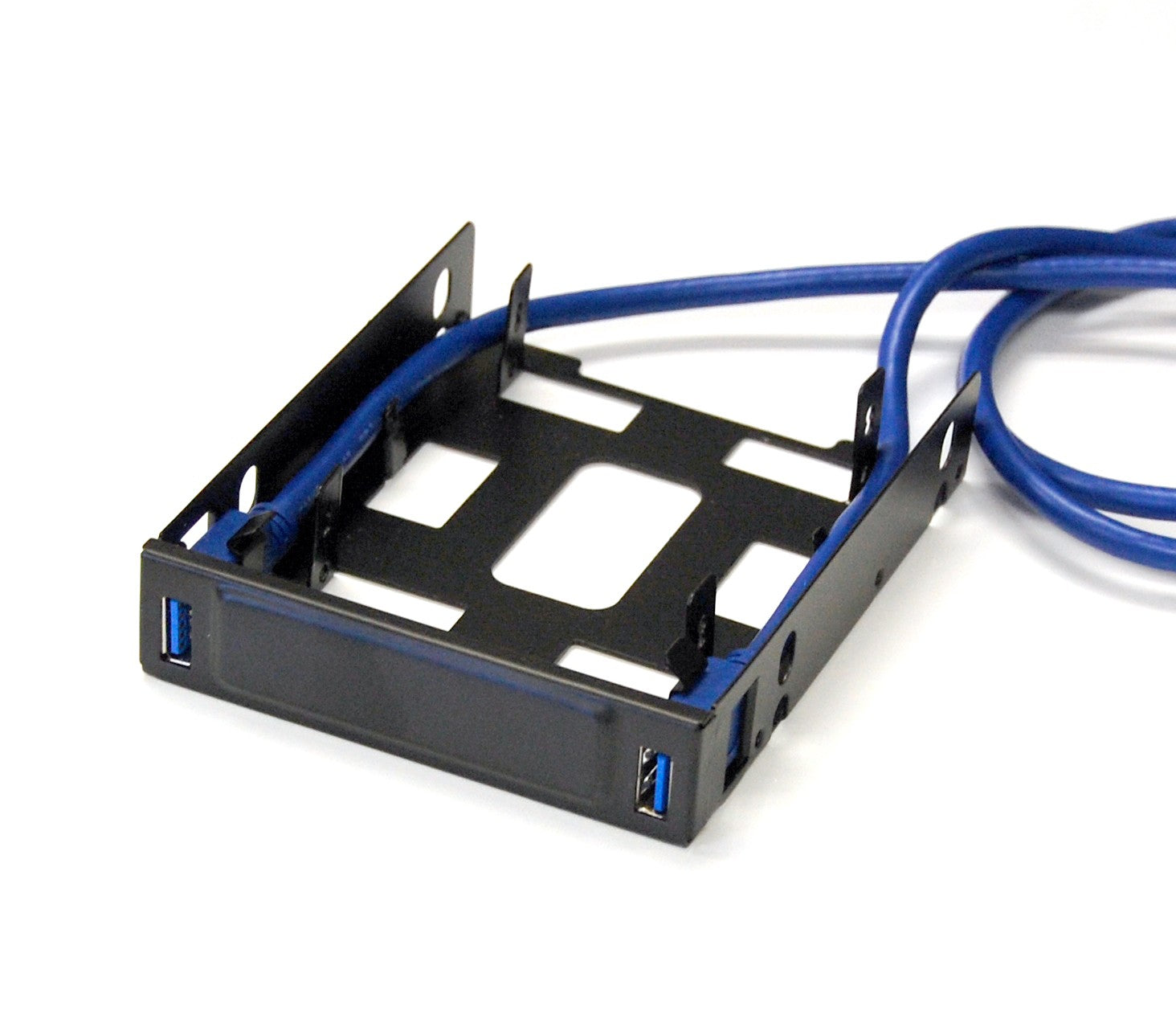 Bytecc U3-225 USB 3.0 Front Hub Bracket for Dual 2.5" HDD/SSD to 3.5"